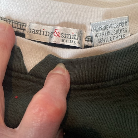 Hasting & Smith Christmas Holiday Snowman Fleece Sweatshirt - Picture 4 of 6